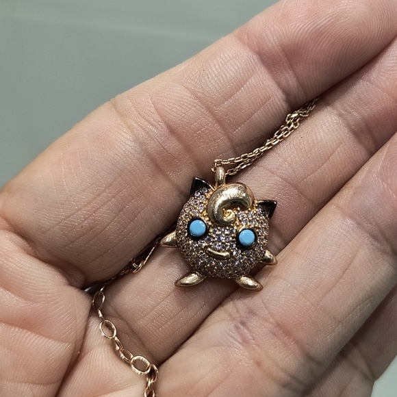 Rose-Gold Pokemon Charizard necklace - Picture 3 of 5